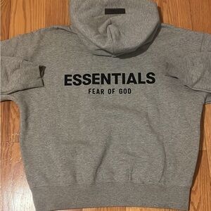 Fear of God Essentials Gray Hoodie